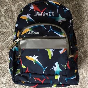 ll bean jr backpack print